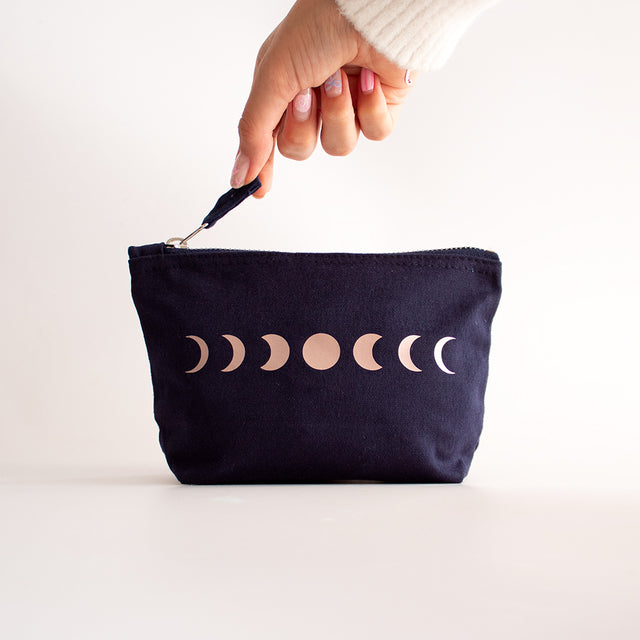 Navy Moon Cycle Pouch