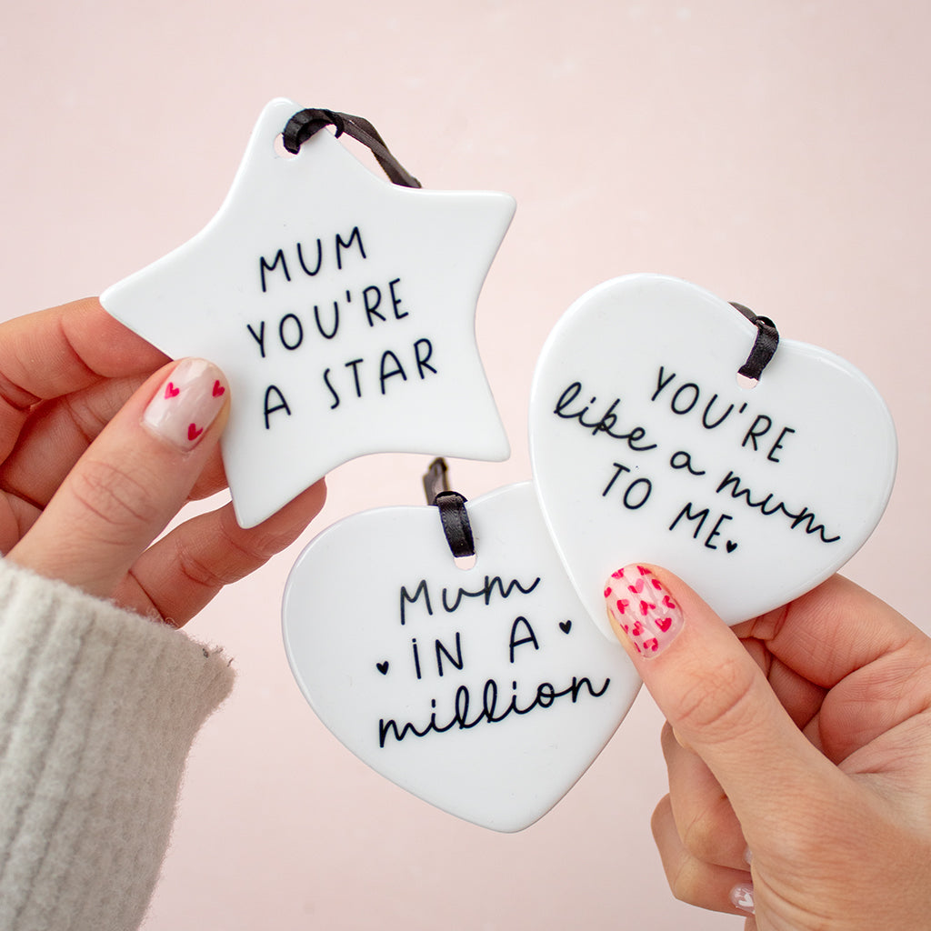 Mum Ceramic Keepsake Unboxed - Pick Your Design