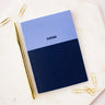 Navy "Notes" Notebook