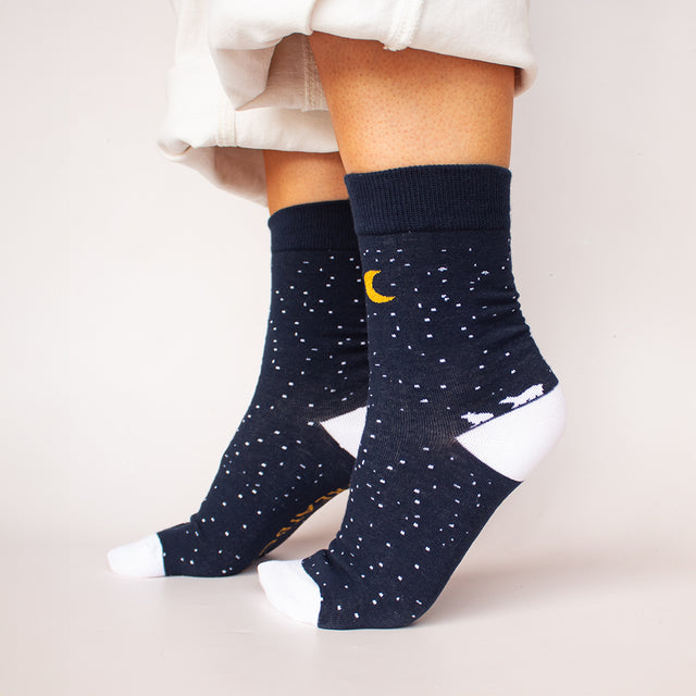 Navy Polar Bear Socks