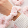 pink Fluffy Scrunchie