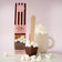 TreatBox Striped Milk Hot Chocolate Spoon With Marshmallows