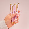 Pink and Gold Metal Ballpoint Pen