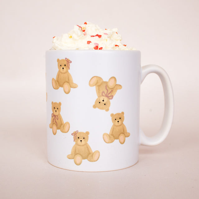 Teddy Bear Matte Mug  | Add On