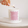 Pink Vanilla Soy Wax Candle Jar | Add on