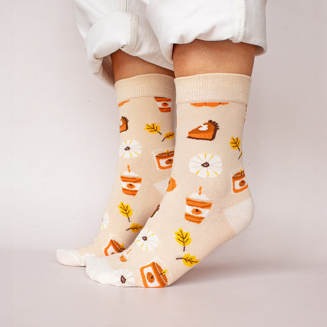 Pumpkin Spice Socks