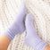 Lilac Wool Socks