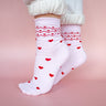 Scalloped Heart Print TreatBox Socks