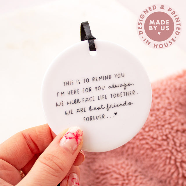 Ceramic Keepsake Boxed | Best friend, This is to Remind You I'm always here for you...