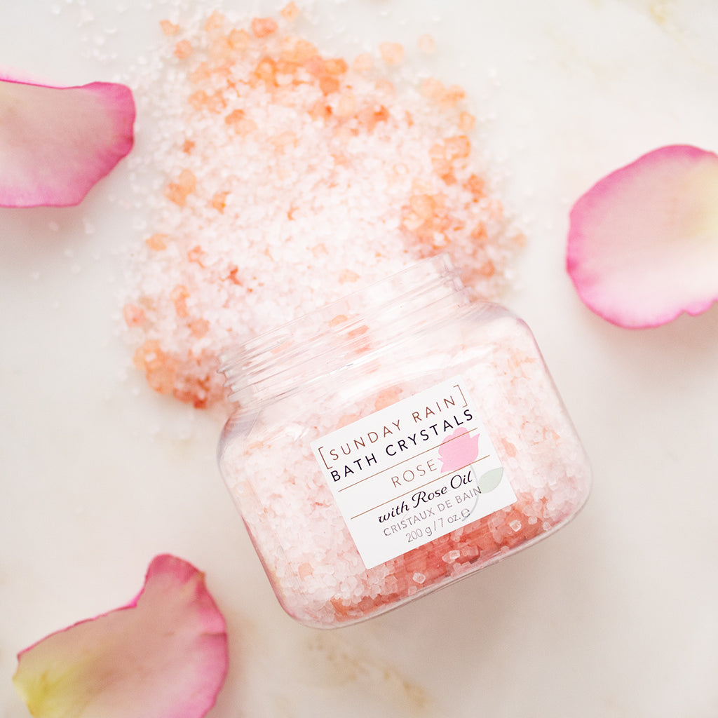 Mini Rose Bath Salts By Sunday Rain