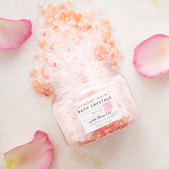 Mini Rose Bath Salts By Sunday Rain