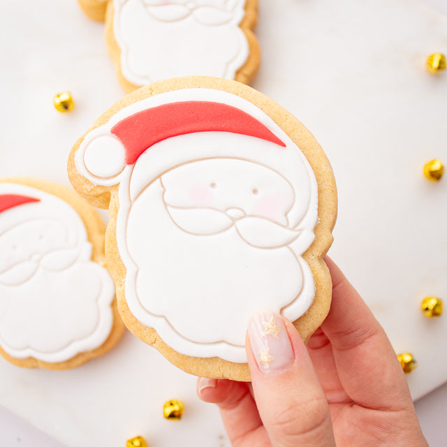 Santa Vegan Iced Biscuit