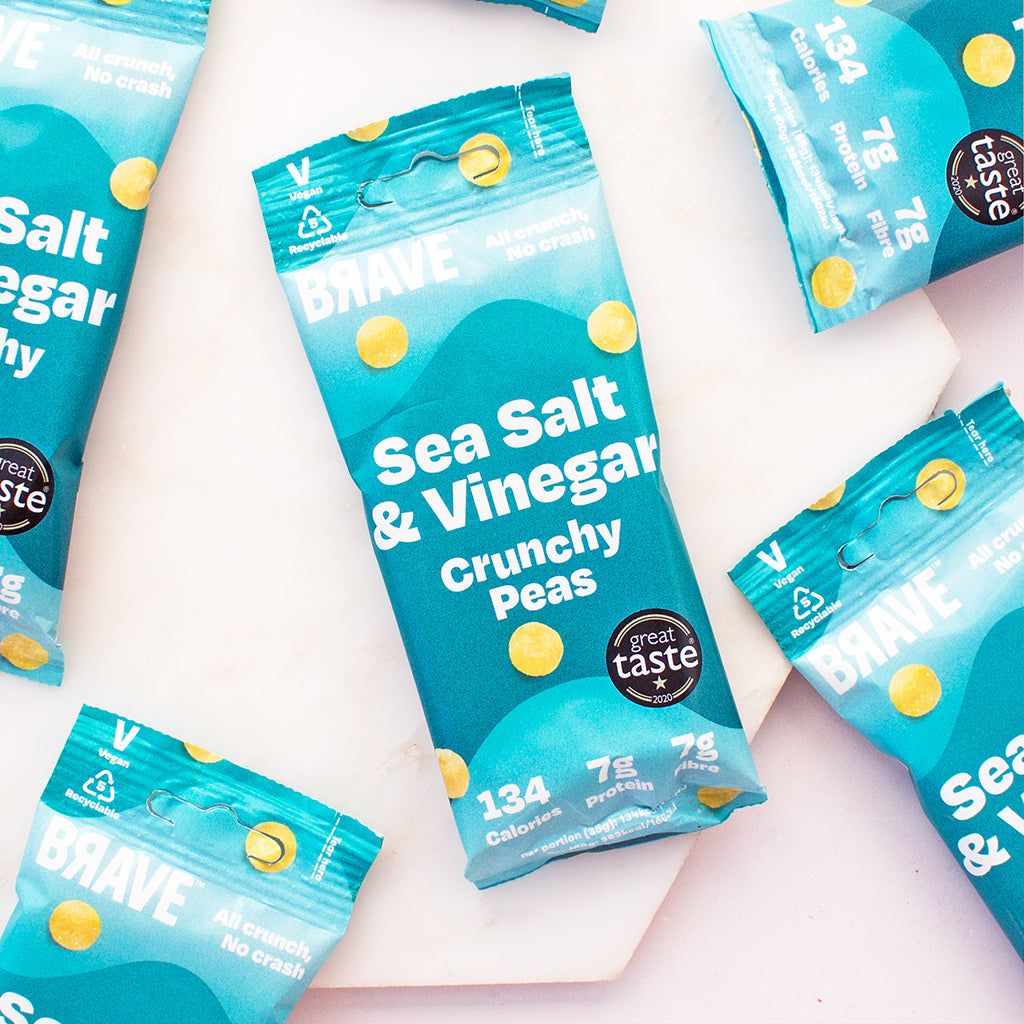 Packet Of Sea Salt & Vinegar Crunchy Peas