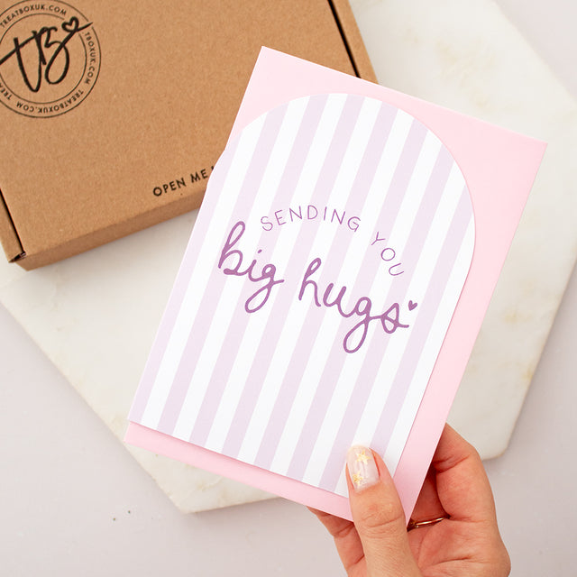 Sending You Big Hugs A6 Arched Card | Add on