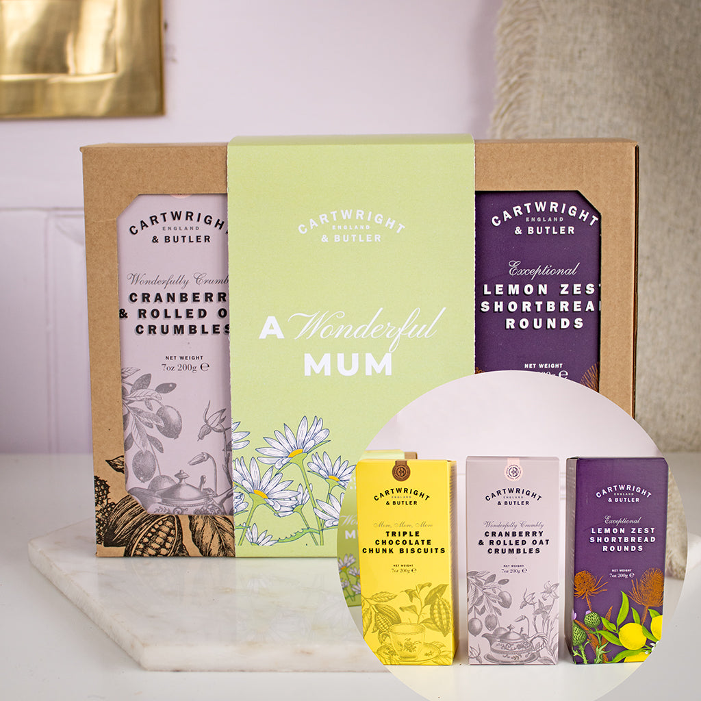 Cartwright & Butler Wonderful Mum Biscuit Trio | Add on