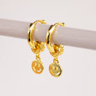 Gold or Silver Smiley Face Earrings