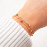 Gold Plated Layered Star Bracelet