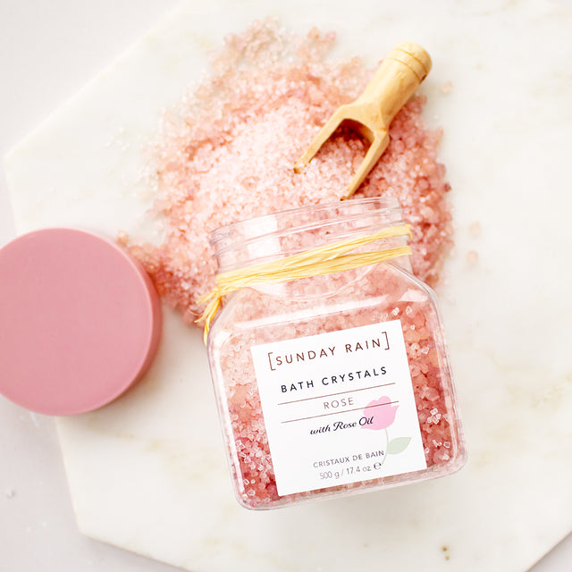 Rose Bath Salts By Sunday Rain