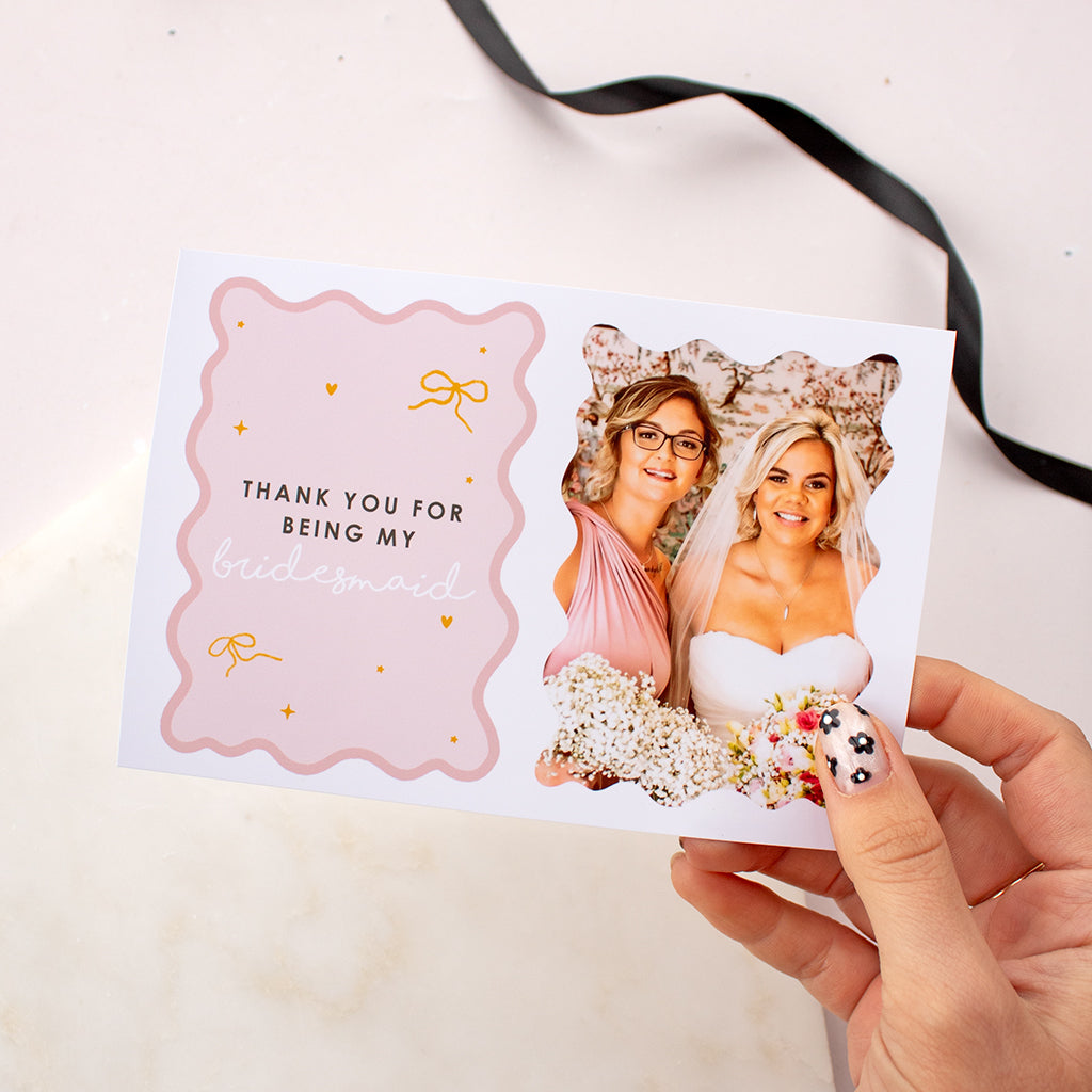 Thank you for being my Bridesmaid/Maid of Honour Photo Tag | Add on