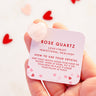 Multi Hearts Rose Quartz Crystal Heart