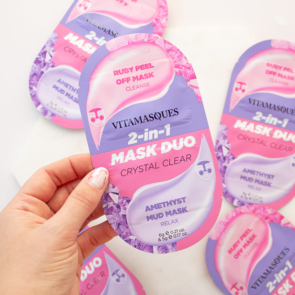 2-in-1 Crystal Clear Face Mask Duo