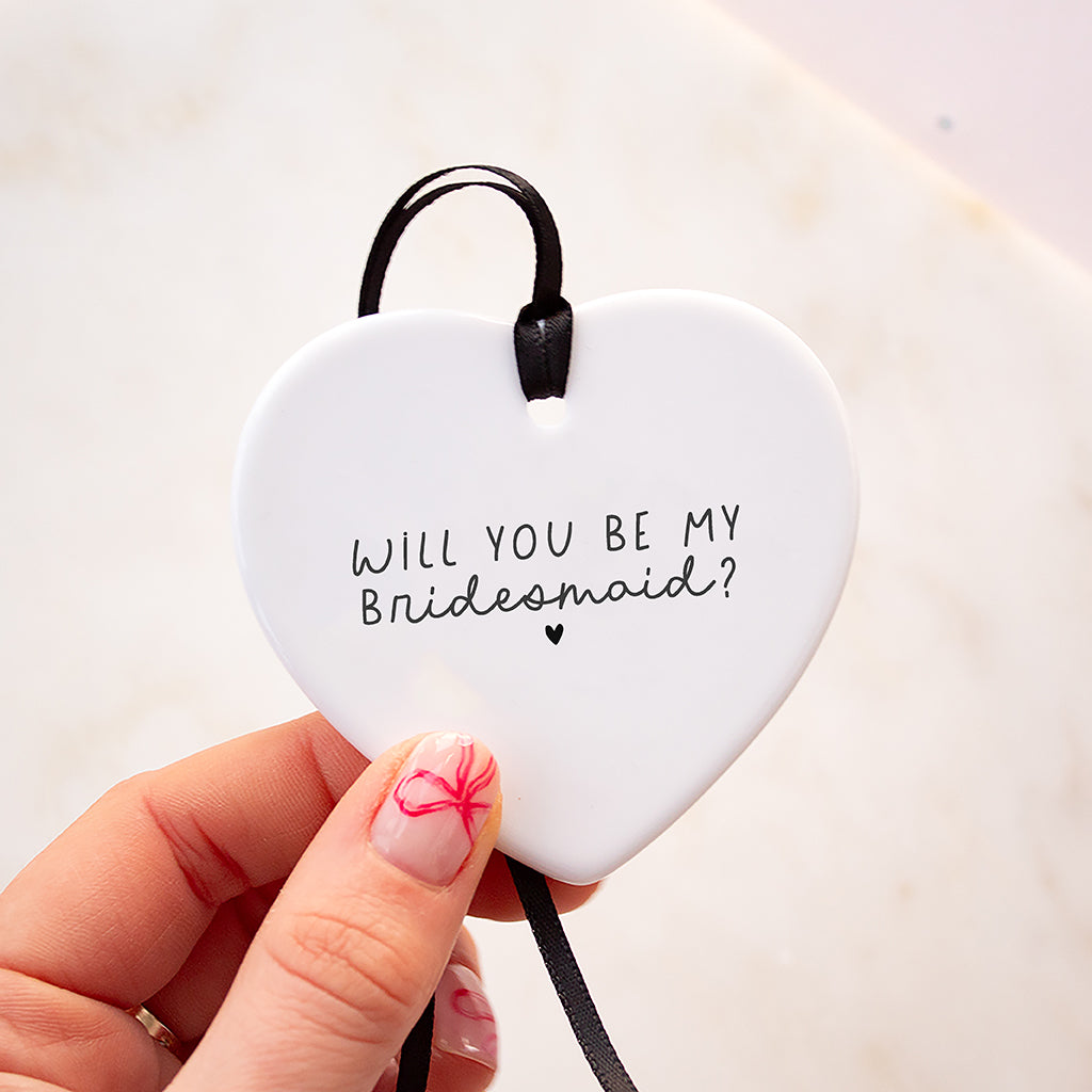 Will You Be My Bridesmaid/ Maid Of Honour Ceramic