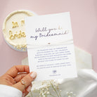 Will You Be My Bridesmaid OR Maid Of Honour? - Charm Bracelet