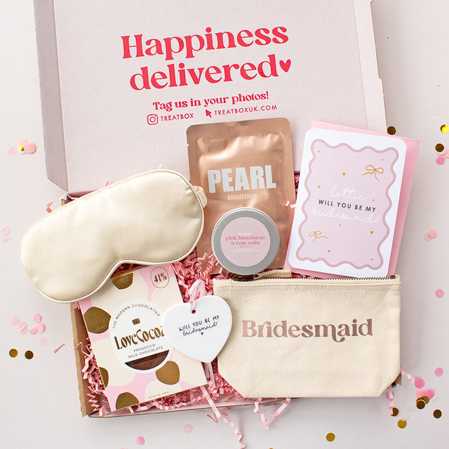 Personalised Will you be my Bridesmaid/Maid of Honour | Ready to Go TreatBox