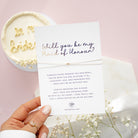 Will You Be My Bridesmaid OR Maid Of Honour? - Charm Bracelet