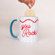 You Rock Wavy Line Mug | Add On