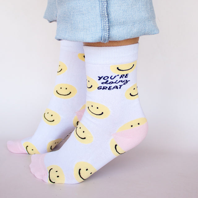 Smiley Face | You're Doing Great Socks