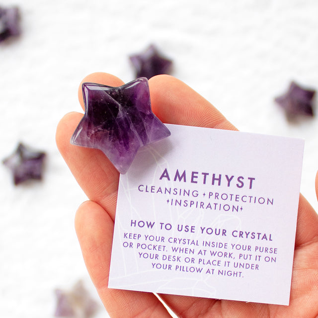 Amethyst Quartz Star