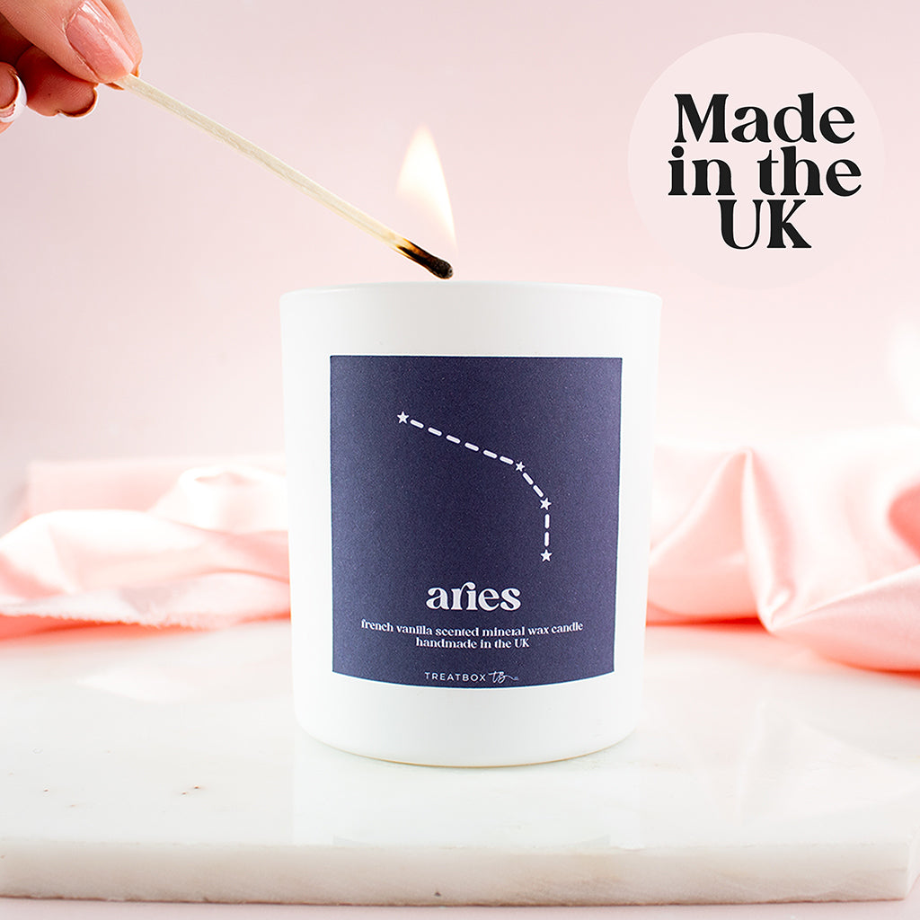 Personalised Star Sign French Vanilla Candle 