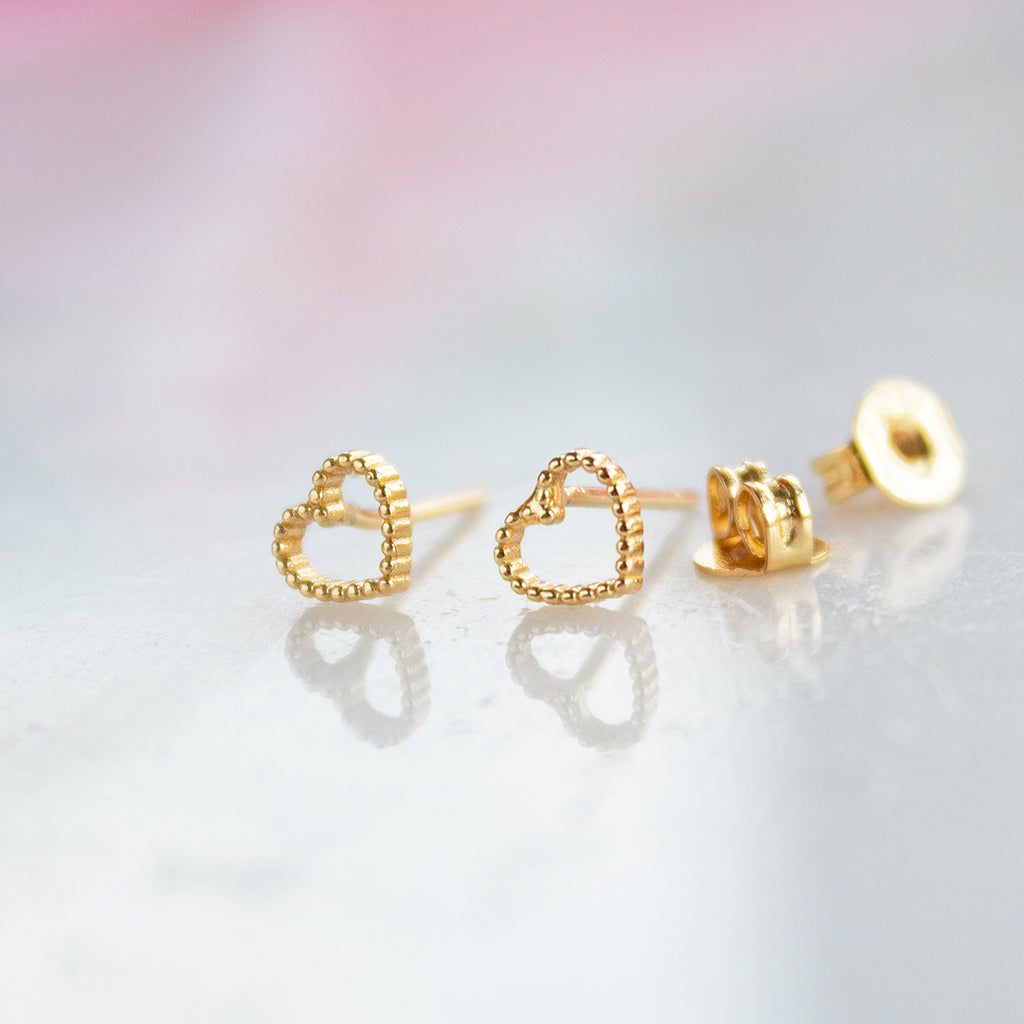 Delicate Heart Earrings