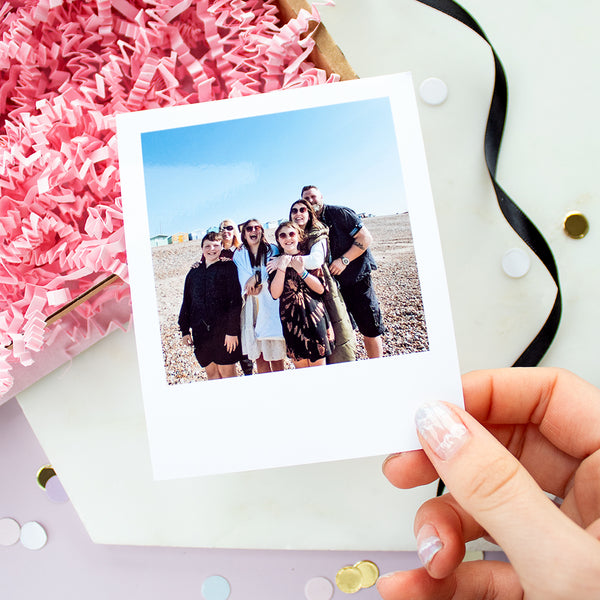 Polaroid-Style Personalised Photo Gift TreatBox UK