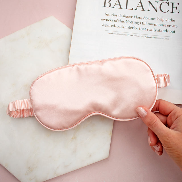 Pink Satin Sleep Mask