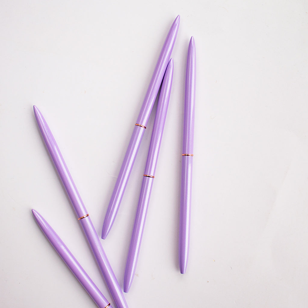 Purple Bullet Pen