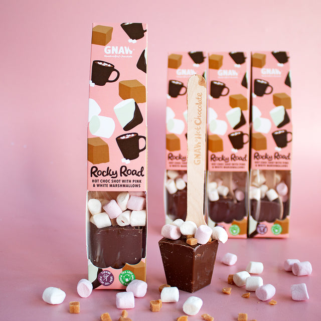 Gnaw Rocky Road Hot Chocolate Stirrer With Marshmallows