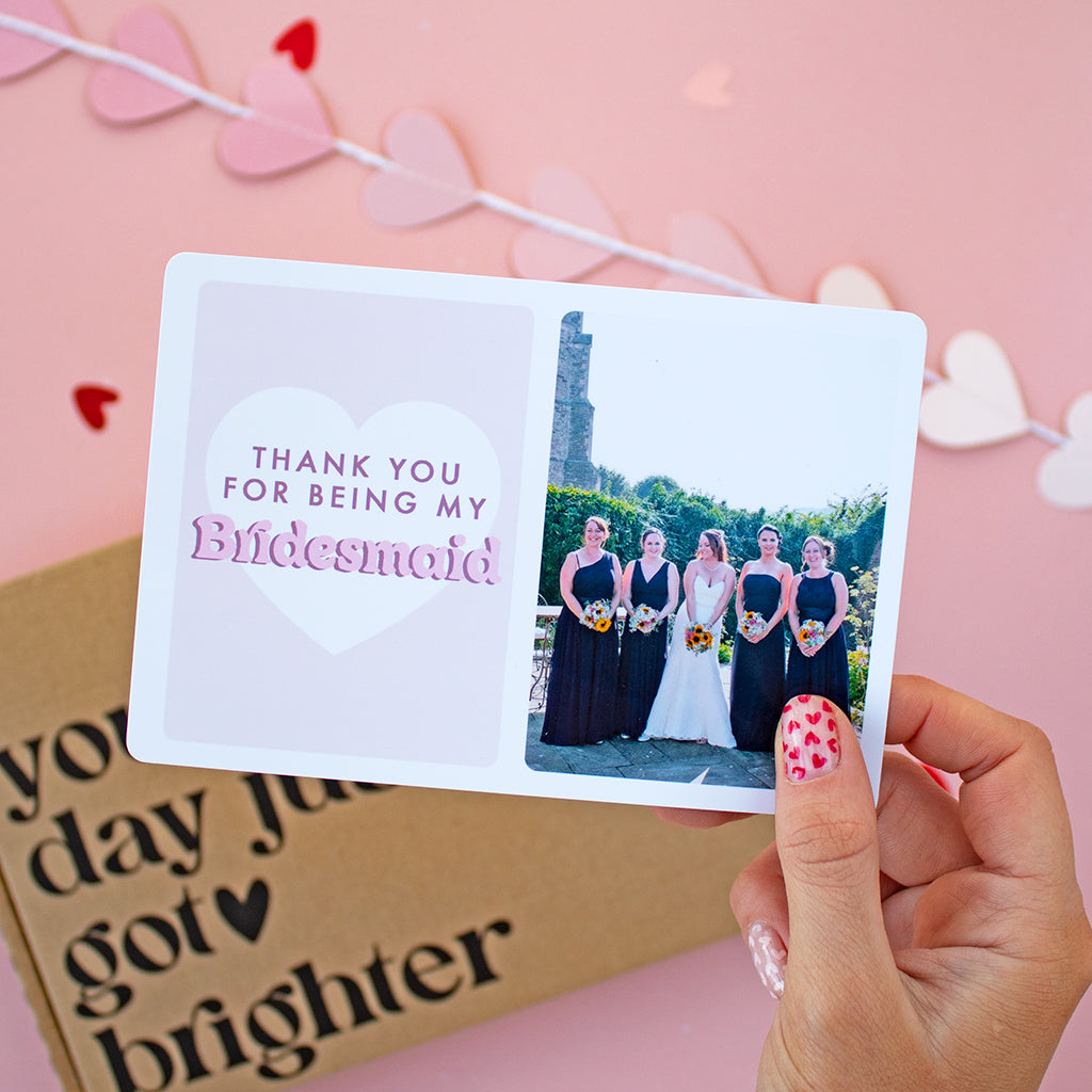 Thank you for being my Bridesmaid/Maid of Honour Photo Tag | Add on