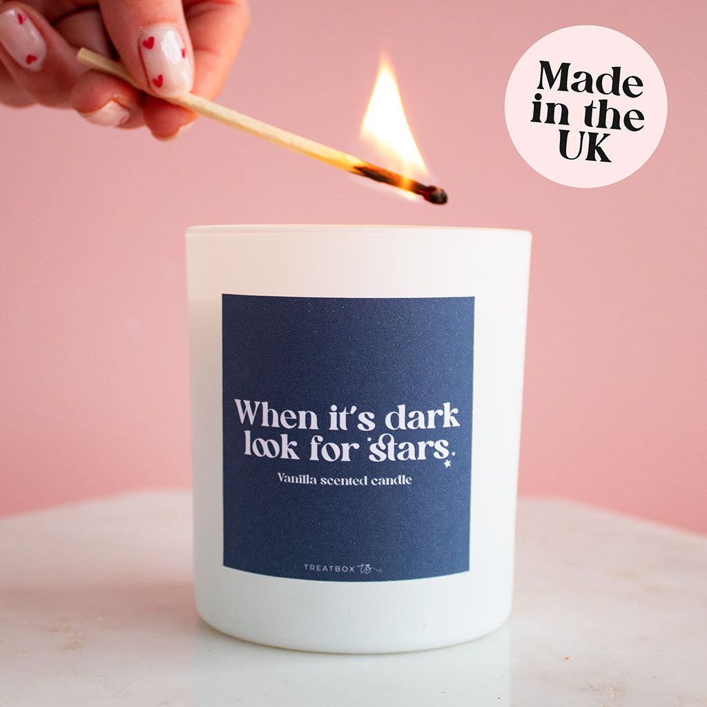 When it's Dark look for Stars Soy Wax Candle | Add on