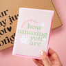 Pink and Green Never forget how amazing you are Card | Add on