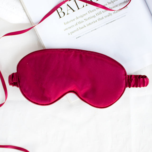 Red Satin Sleep Mask