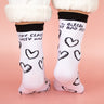 Sassy Heart Socks - "Stay classy, sassy & a little bit bad assy"